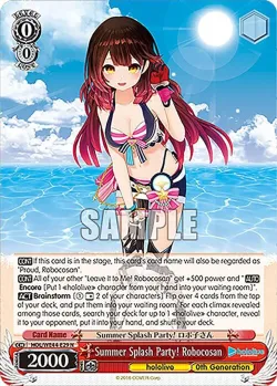 Summer Splash Party! Robocosan 「HOL/WE44-E29」「EN」