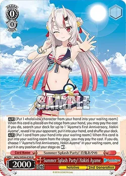Summer Splash Party! Nakiri Ayame 「HOL/WE44-E30」「EN」