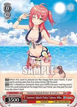 Summer Splash Party! Sakura Miko 「HOL/WE44-E31」「EN」