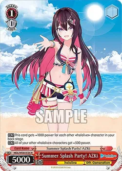 Summer Splash Party! AZKi 「HOL/WE44-E34」「EN」