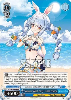 Summer Splash Party! Usada Pekora 「HOL/WE44-E43」「EN」