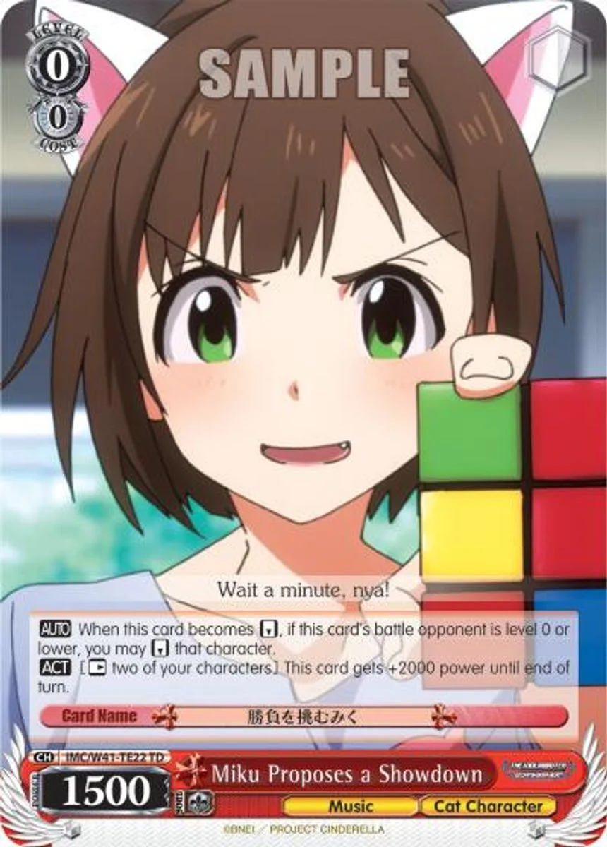 Miku Proposes a Showdown 「IMC/W41-TE22」「EN」