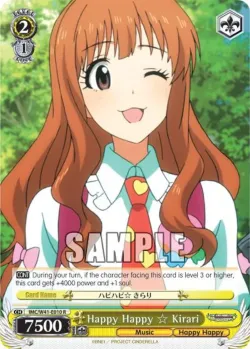 Happy Happy ☆ Kirari #IMC/W41-E010 · Weiss Schwarz