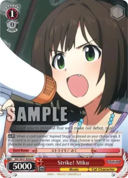 Strike! Miku #IMC/W41-E056 · Weiss Schwarz