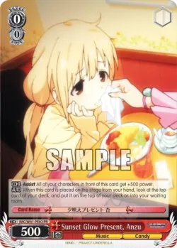 Sunset Glow Present, Anzu #IMC/W41-PE02 · Weiss Schwarz