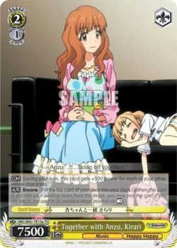 Together with Anzu, Kirari #IMC/W41-TE13a · Weiss Schwarz
