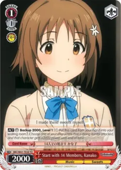 Start with 14 Members, Kanako 「IMC/W41-TE28」「EN」