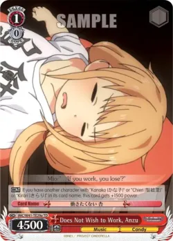 Does Not Wish to Work, Anzu 「IMC/W41-TE29a」「EN」
