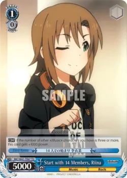 Start with 14 Members, Riina 「IMC/W41-TE47」「EN」