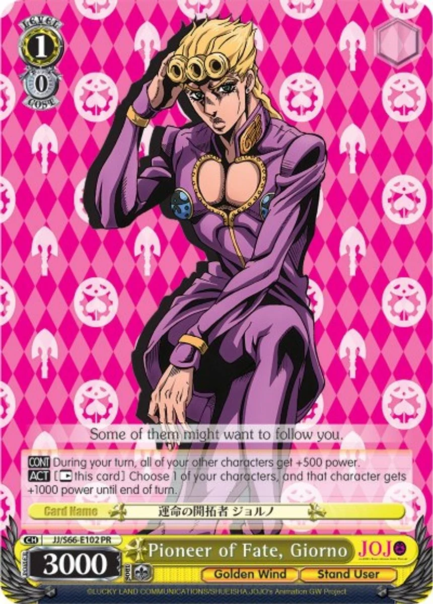 Pioneer of Fate, Giorno 「JJ/S66-E102」「EN」