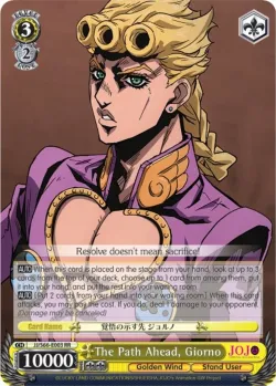 The Path Ahead, Giorno #JJ/S66-E003 · Weiss Schwarz