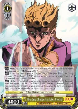 The One Chosen by Fate, Giorno #JJ/S66-E007 · Weiss Schwarz