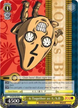 6 Together as 1, S.B #JJ/S66-E014f · Weiss Schwarz
