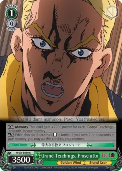 Grand Teachings, Prosciutto #JJ/S66-E030 · Weiss Schwarz