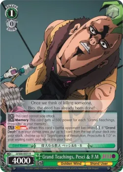 Grand Teachings, Pesci & F.M #JJ/S66-E031 · Weiss Schwarz