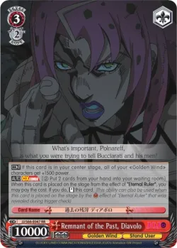 Remnant of the Past, Diavolo #JJ/S66-E047 · Weiss Schwarz