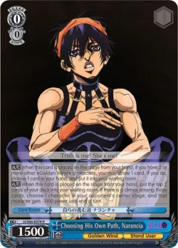 Choosing His Own Path, Narancia 「JJ/S66-E078」「EN」