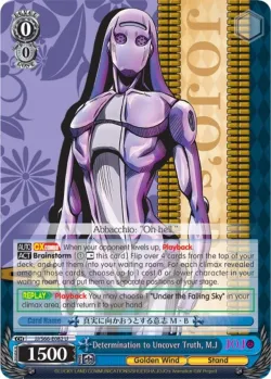 Determination to Uncover Truth, M.J 「JJ/S66-E082」「EN」