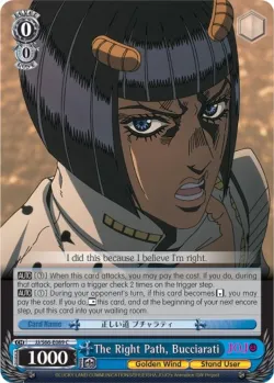 The Right Path, Bucciarati 「JJ/S66-E089」「EN」