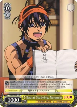 Bad at Studying, Narancia 「JJ/S66-TE01」「EN」