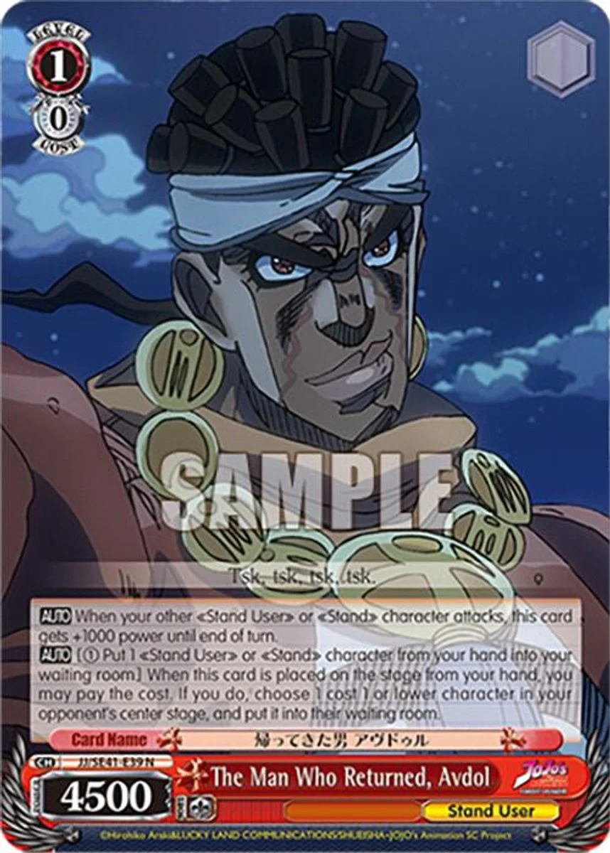 The Man Who Returned, Avdol 「JJ/SE41-E39」「EN」