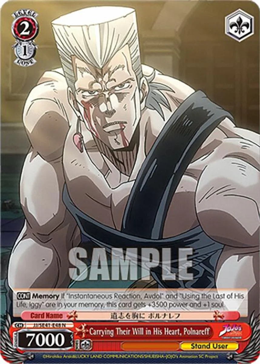 Carrying Their Will in His Heart, Polnareff 「JJ/SE41-E48」「EN」