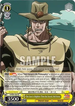 The Gun Is Mightier Than the Sword, Hol Horse #JJ/SE41-E07 · Weiss Schwarz