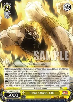Final Attack, DIO 「JJ/SE41-E13」「EN」