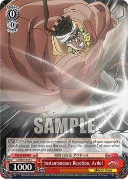 Instantaneous Reaction, Avdol 「JJ/SE41-E26」「EN」