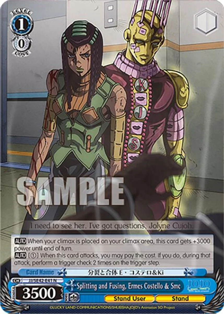 Splitting and Fusing, Ermes Costello & Smc 「JJ/SE42-E41」「EN」