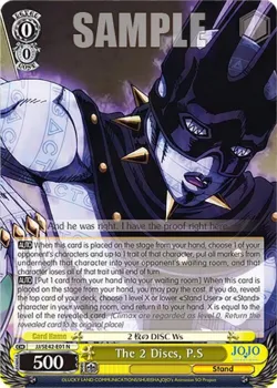 The 2 Discs, P.S #JJ/SE42-E01 · Weiss Schwarz