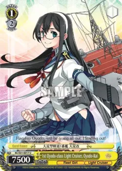 1st Oyodo-class Light Cruiser, Oyodo-Kai #KC/S31-E017 · Weiss Schwarz