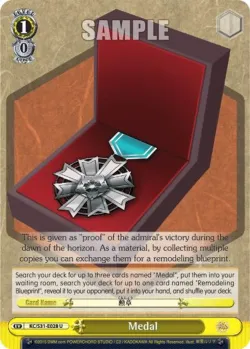 Medal #KC/S31-E028 · Weiss Schwarz