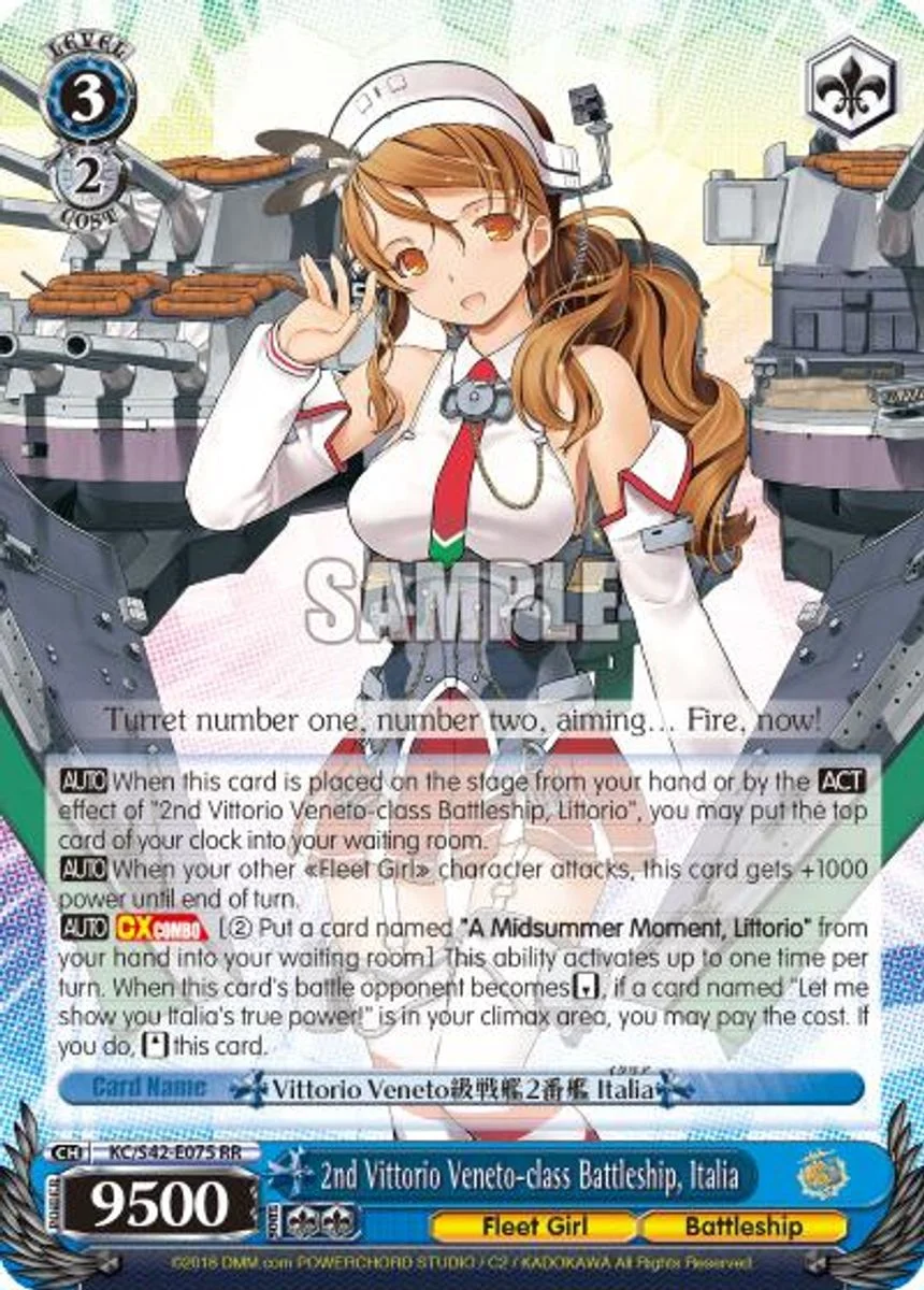 2nd Vittorio Veneto-class Battleship, Italia 「KC/S42-E075」「EN」