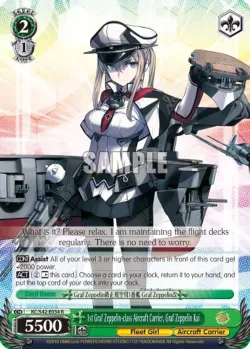 1st Graf Zeppelin-class Aircraft Carrier, Graf Zeppelin Kai #KC/S42-E034 · Weiss Schwarz