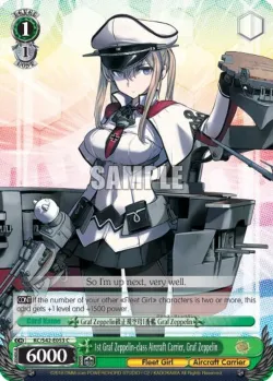 1st Graf Zeppelin-class Aircraft Carrier, Graf Zeppelin #KC/S42-E053 · Weiss Schwarz