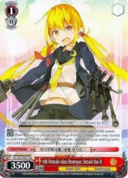 5th Mutsuki-class Destroyer, Satsuki Kai-II 「KC/S42-PE01」「EN」