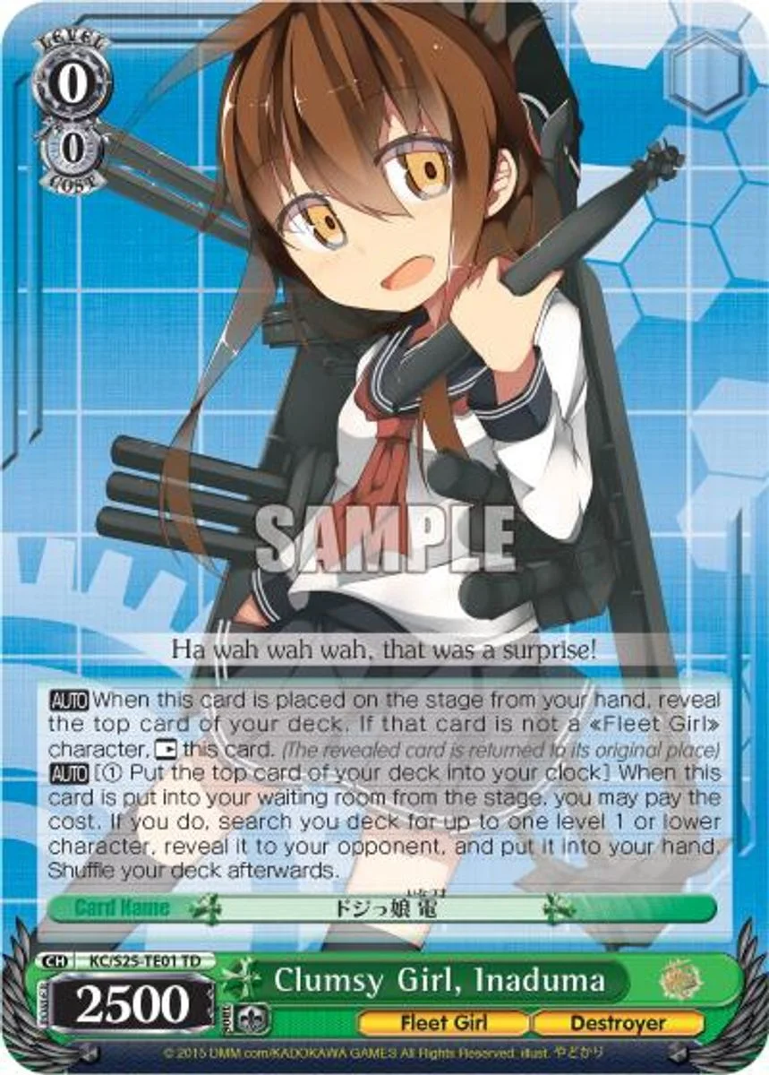 Clumsy Girl, Inaduma 「KC/S25-TE01」「EN」