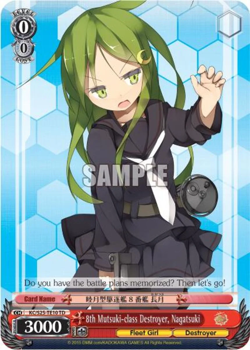 8th Mutsuki-class Destroyer, Nagatsuki 「KC/S25-TE10」「EN」