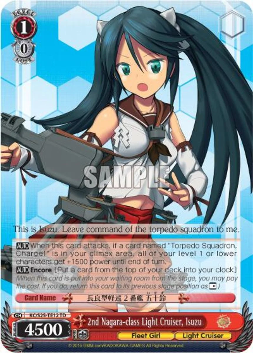 2nd Nagara-class Light Cruiser, Isuzu 「KC/S25-TE12」「EN」
