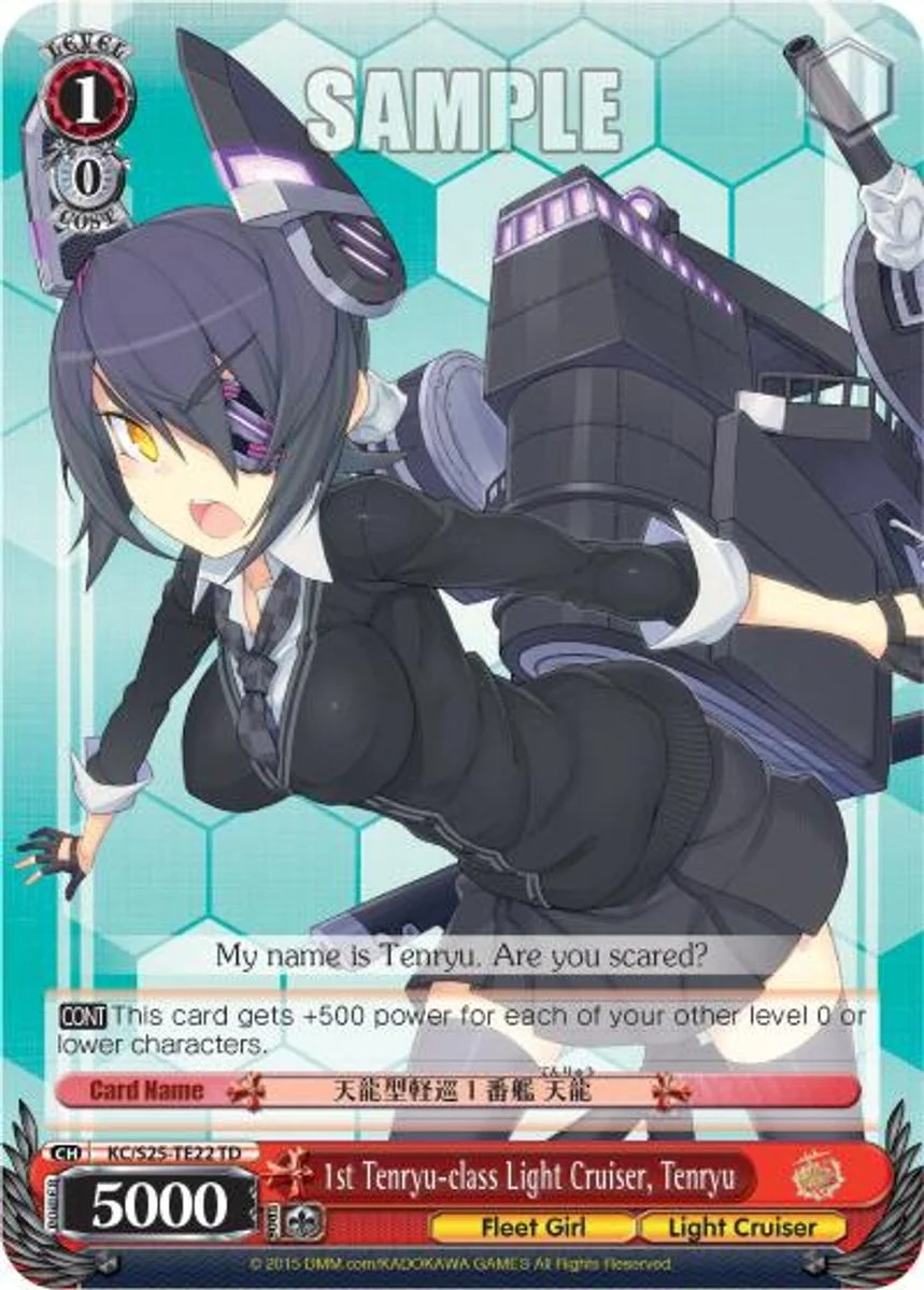 1st Tenryu-class Light Cruiser, Tenryu 「KC/S25-TE22」「EN」
