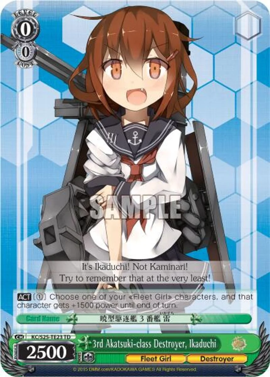 3rd Akatsuki-class Destroyer, Ikaduchi 「KC/S25-TE23」「EN」
