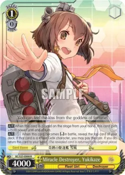 Miracle Destroyer, Yukikaze #KC/S25-E008 · Weiss Schwarz