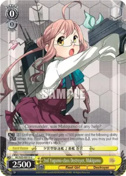 2nd Yugumo-class Destroyer, Makigumo #KC/S25-E015 · Weiss Schwarz
