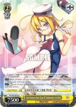 2nd Junsen-class Type Ⅲ Submarine, I-8-Kai #KC/S25-E019 · Weiss Schwarz