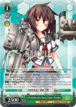 1st Furutaka-class Heavy Cruiser, Furutaka #KC/S25-E047 · Weiss Schwarz
