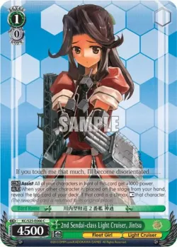2nd Sendai-class Light Cruiser, Jintsu #KC/S25-E066 · Weiss Schwarz