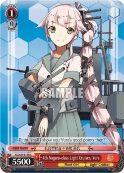 4th Nagara-class Light Cruiser, Yura #KC/S25-E116 · Weiss Schwarz