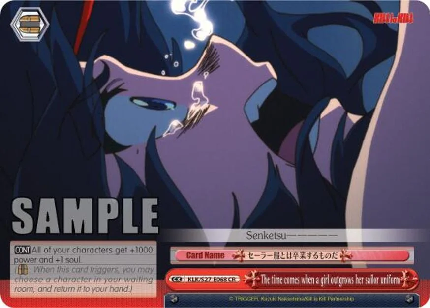 The time comes when a girl outgrows her sailor uniform 「KLK/S27-E068」「EN」