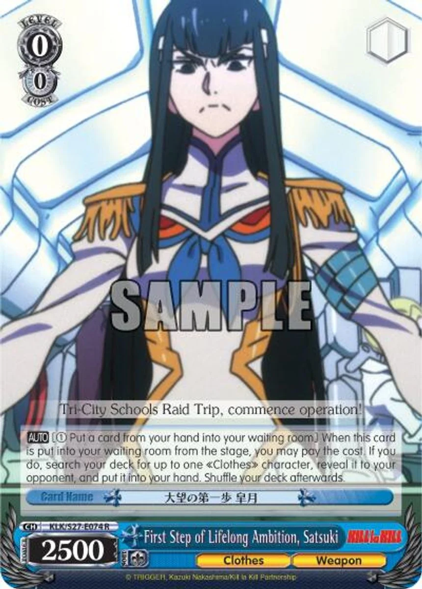 First Step of Lifelong Ambition, Satsuki 「KLK/S27-E074」「EN」